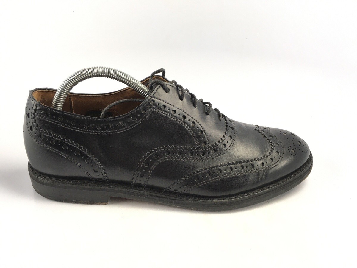 Allen Edmonds Whitney Black Calf Leather Wingtip Derby  display picture 2