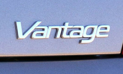 Aston Martin V8/V12 Vantage Rear 'Vantage' Badge - Chrome | eBay