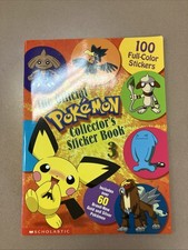 Pok mon: Sticker Book, Official 3 Scholastic, Rare Collector s New, ORIGINAL