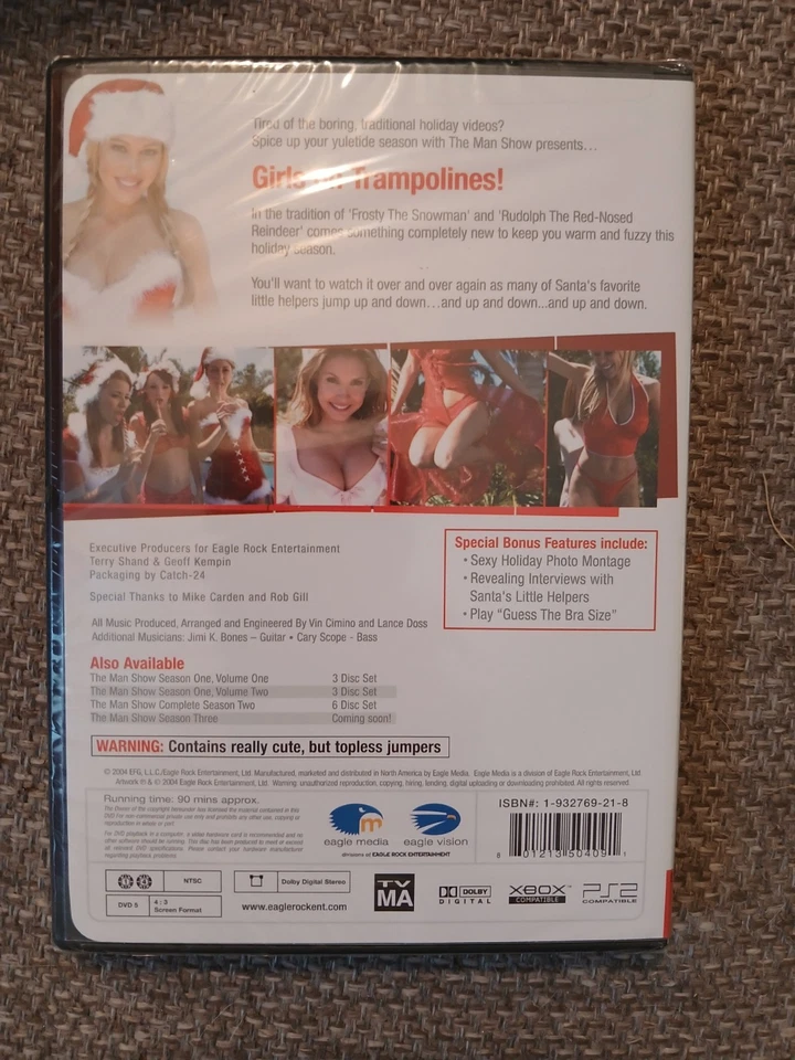 The Man Show Girls on Trampolines Special Holiday Edition DVD 2004 New Sealed - Image 2 of 2