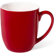 Urbanstrive 16 oz Large Coffee Mug with Handle Tea Cup Novelty 16 Ounces, Red