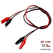 Waziaqoc Alligator Clips with Wires Test Leads - Pack of 6
