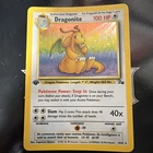 Pokémon TCG Dragonite Fossil Holo Card 4/62 1st Edition Holo Rare Free Shipping