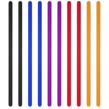 10Pcs 6x0.2x0.06" Anodized Aluminum Bracelet Blanks Stamping Engraving 5 Colors