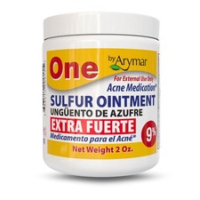 9 Sulfur Acne Treatment Ointment Maximum Strength Face Body Spot Formula