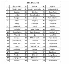 Arcade games 60 in 1 PCB Board CGA VGA Output for JAMMA Arcade Cabinet Board