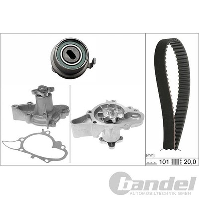 SCHAEFFLER INA ZAHNRIEMEN SATZ + WASSERPUMPE passend für HYUNDAI ATOS GETZ I10