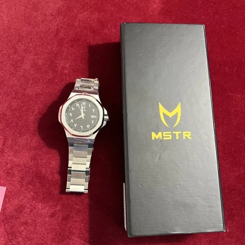 Mstr DS104SS - DAY TRIP STEEL SILVER AND BLACK WATCH Quartz 41mm