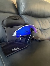 NEW Oakley Radar EV Path Sunglasses White Frame And PRIZM Snow Sapphire Lens