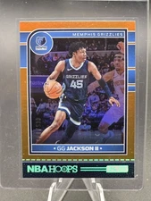 2024-25 NBA Hoops GG Jackson II Orange /149 SSP Rookie RC Grizzlies