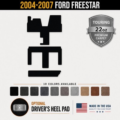Avery Touring Front & Rear Floor Mats for 2004-2007 Ford Freestar #1TH