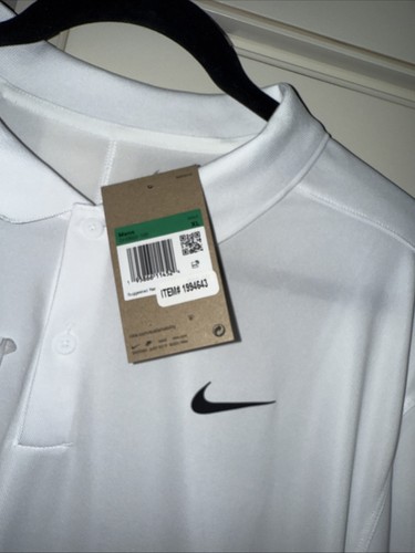 Nike Dri Fit Shirt  White Short Sleeve Size Mens XL NEW