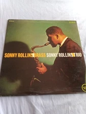LP Sony Rollins Brass Trio Jazz Hard Bop Vinyl Record V6-8430 Black Label 12” Lp