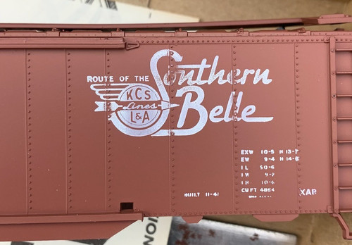 HO Athearn 5031 Kit 50’ Automóvil Boxcar KCS #20895 con KD HO8209 | Zustand: Used