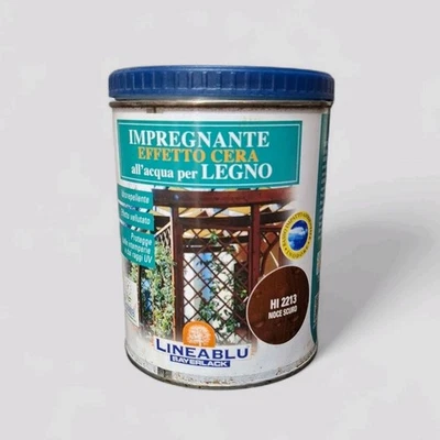 SAYERLACK HI 2213 IMPREGNANTE EFFETTO CERA all'acqua per LEGNO NOCE SCURO 750ml