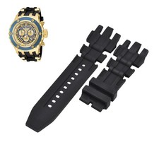 Subaqua 16827 26mm Black Rubber Watch Strap For Invicta