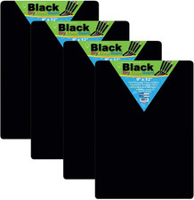 Black Dry Erase Boards, 9" X 12", Pack of 4 FLP40065-4