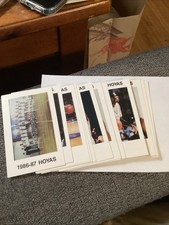 GEORGETOWN HOYAS 1986-87/BASKETBALL (14) CARD SET JOHN THOMPSON, Jareen Jackson