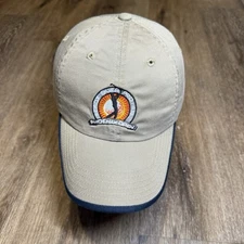 Vintage 90s Phoenix AZ Open Golf hat Khaki Tan Adjustable Strap Low Profile Dad