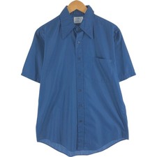 Vintage 60'S-70'S Penney's TOWNCRAFT short-sleeved poly shirt men's size M
