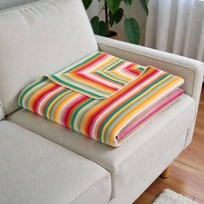 Cawö Wohndecke Lifestyle Streifen 70080 Multicolor 150 x 200 cm