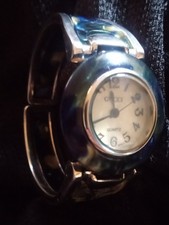 Gucci Watch Womens Vintage Rare Glass Runs Gr...