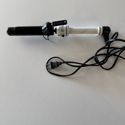HOT TOOLS HTBW45 Spring Curling Iron Black/White 1 1/4Inches