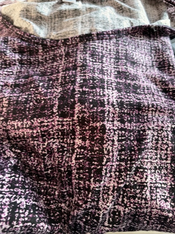 XL LuLaRoe Christy T Tunic Pink PurpleV Neck Top Pull On Nice!