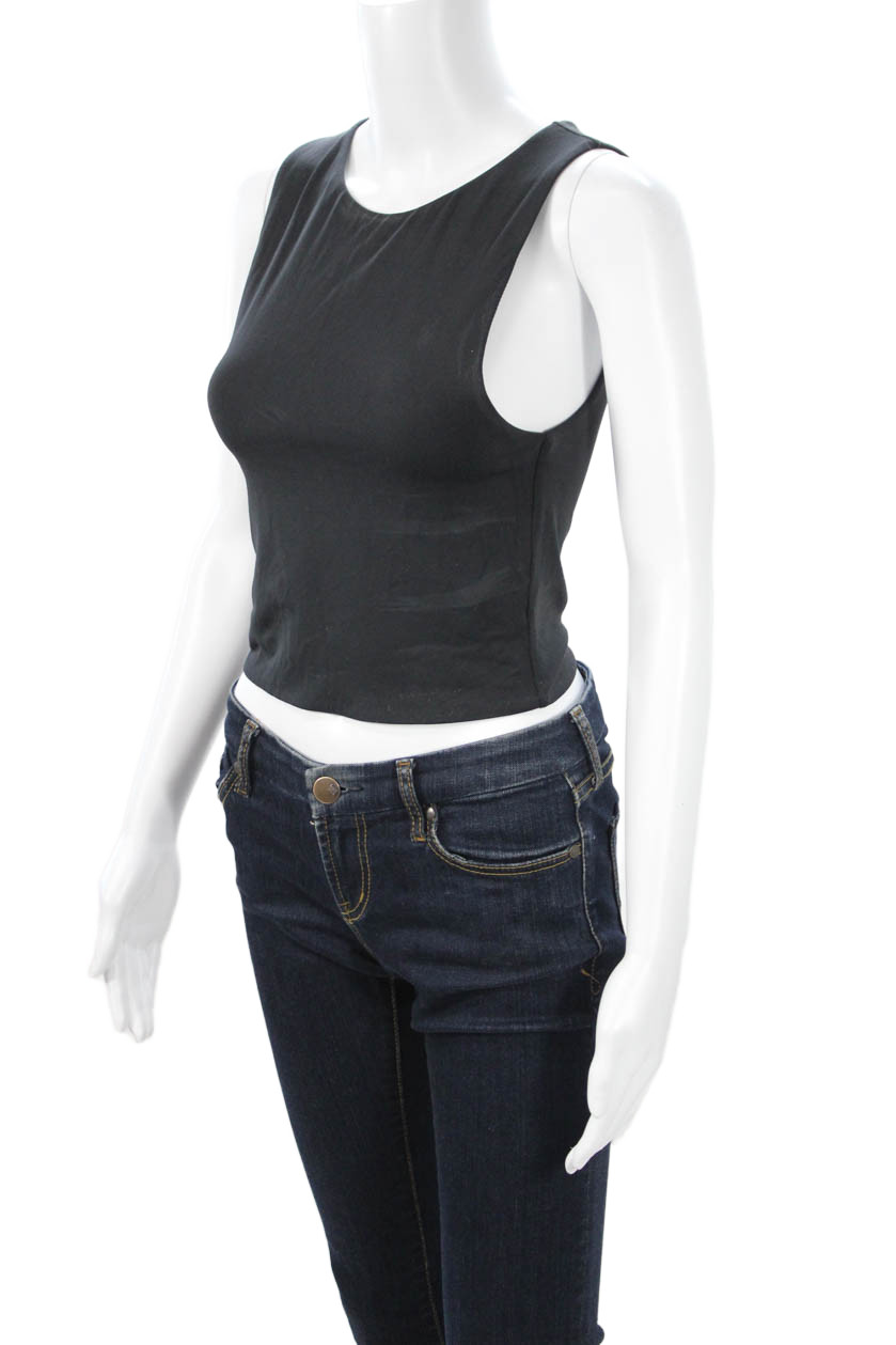 Babaton Women Black Cropped Basic Sleeveless Tank… - image 2