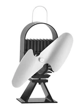 AirDeco II Heat Powered Stove Fan - Powerful Modern Design, Low Start 
