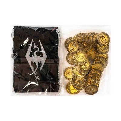 Modiphius Boardgames Skyrim The Adventure Game Metall Septims Beutel NM