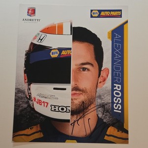 Alexander Rossi Signed Original Photo Andretti Autosport 2016 Indianapolis 500