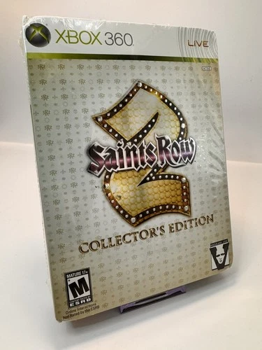 Saints Row 2 Collector's Edition Xbox 360 Embossed Tin Money Chip Art Book