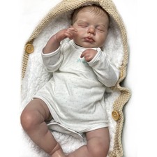 45cm/18inch Lifelike Real Sleeping Reborn Baby Dolls Silicone Vinyl Newborn