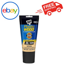 DAP Plastic Wood All Purpose Latex Wood Filler, Natural, 3 Oz 7079800580 fastD