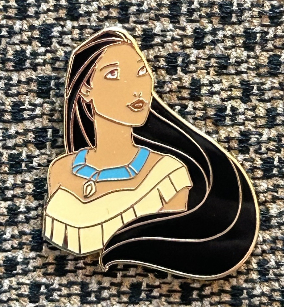 Disney 2004 Cast Lanyard Series 2 Princess Hair Pocahontas Pin 25475
