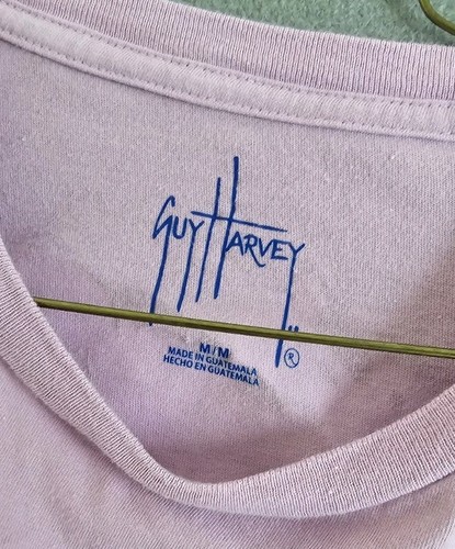 Girls Guy Harvey Long Sleeve T Shirt Size M Lite Purple/Lavender Color - Picture 3 of 8