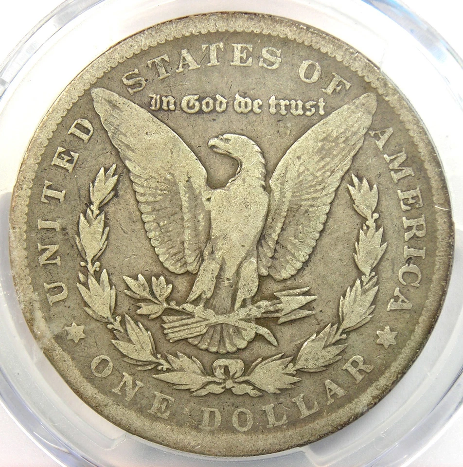 Moneda de 1 dólar de plata Morgan 1894-P 1894. Certificado PCGS Buen Detalle - Fecha Rara Foto 4 de 4