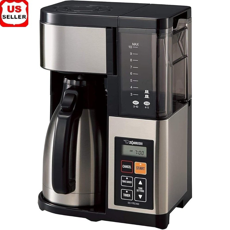 10 Cup Drip Machine W/ Insulated Carafe Timer