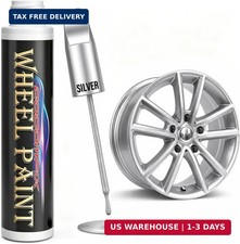 Silver Wheel Touch Up Paint Chrome Rim Paint For Curb Rash Wheel Scratch Repai
