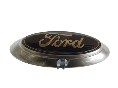 New OEM 2022-2025 Ford Maverick Rear Tailgate Emblem w/ Camera Hole SMOKED BLACK