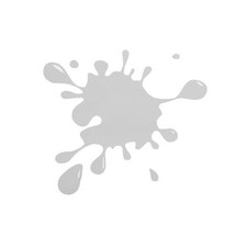 Reflective Bumper Decal Rectangle Water Drop Ink Pattern Reflective Car White