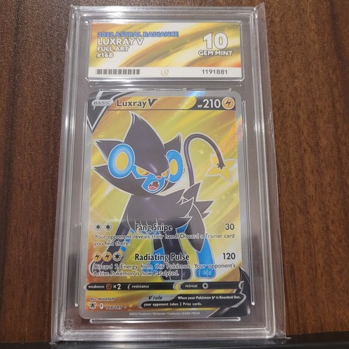 Luxray V graded ACE 10 for sale on eBay