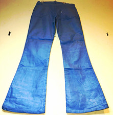 Vintage 70s Levi s Blue Corduroy Bell Bottom Pants Flare Leg NWOT Blue