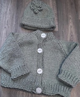 New Baby Girls Cardigan And Hat Set Age 0 3 Months 💜