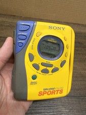 Sony Walkman Sports WM-FS493 AM/FM Cassette Player Auto Reverse TESTED  WORKING