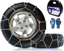 Hkn-140 Snow Tire Chains Set Of 2 Quick Fit Auto Fixing Emergency Chains- Ob