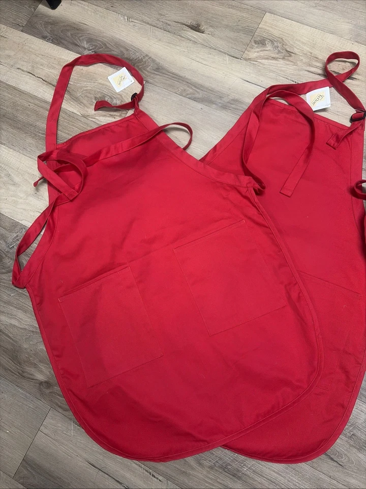 A500 Port Authority Full-Length Apron with 2 Pockets -2 Pack - Image 2 of 4
