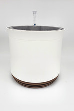 Sonderangebot Blumentopf airy System M Weiß / Braun (Snow White - Cappucchiono)