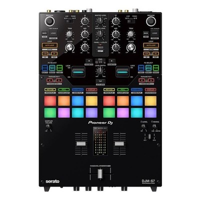 Pioneer DJM-S7 2-Kanal Scratch DJ Mixer Serato rekordbox 16 Pads Bluetooth USB